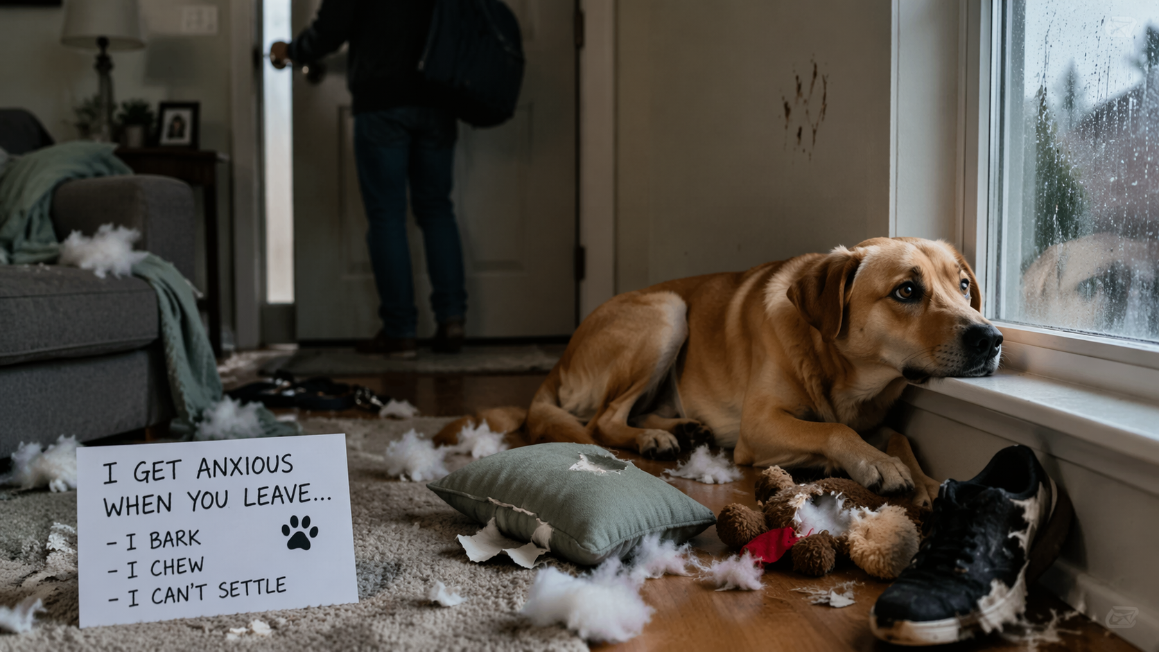 My Dog Can’t Stay Alone — Understanding Separation Anxiety in Dogs